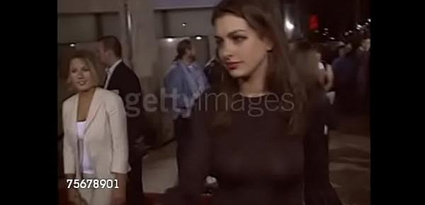  Anne Hathaway in her infamous see-through top